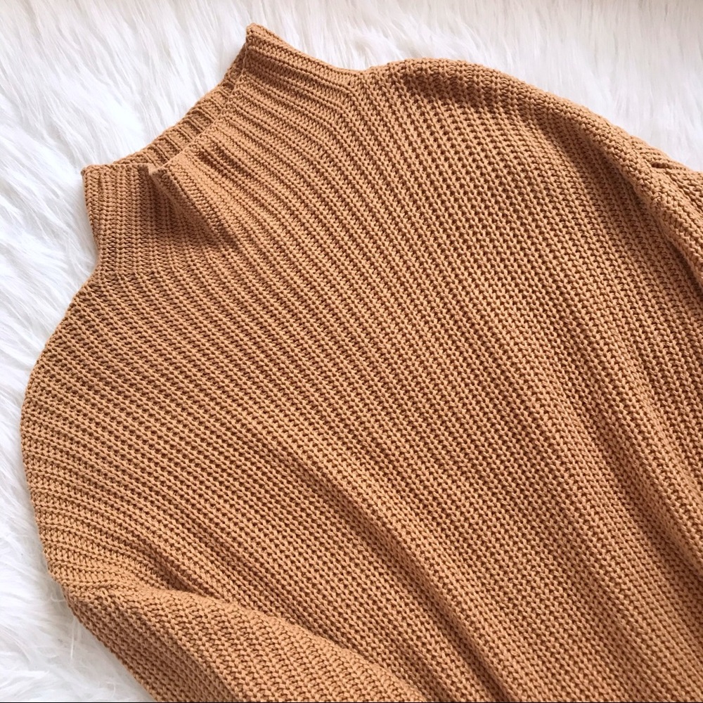 American Eagle Mock Neck Oversized Sweater